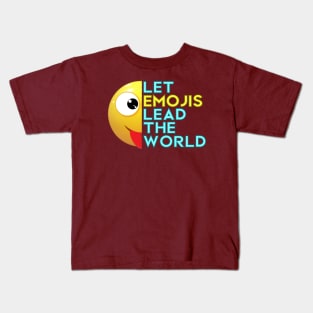 WORLD EMOJI DAY FUNNY QUOTES Kids T-Shirt